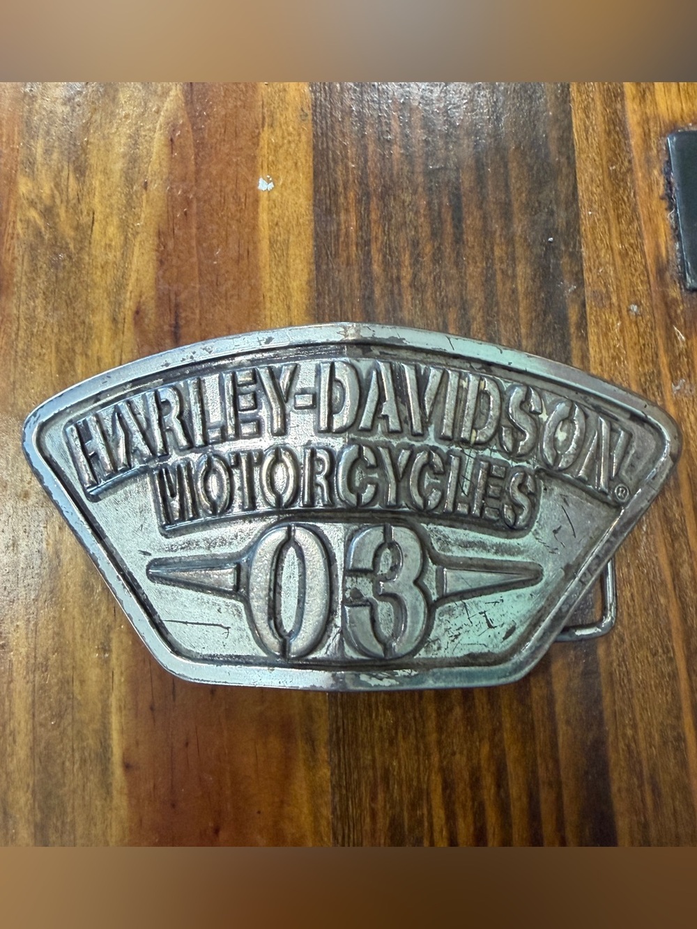 Harley-Davidson 100th Anniversary Metal Belt Buckle 2003 Harley Davidson
